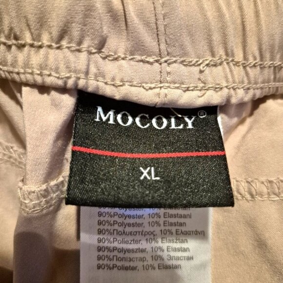Mocoly women's size XL tan light weight pants, VGUC - Picture 12 of 13